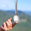 Tenedor titanio ultraligero