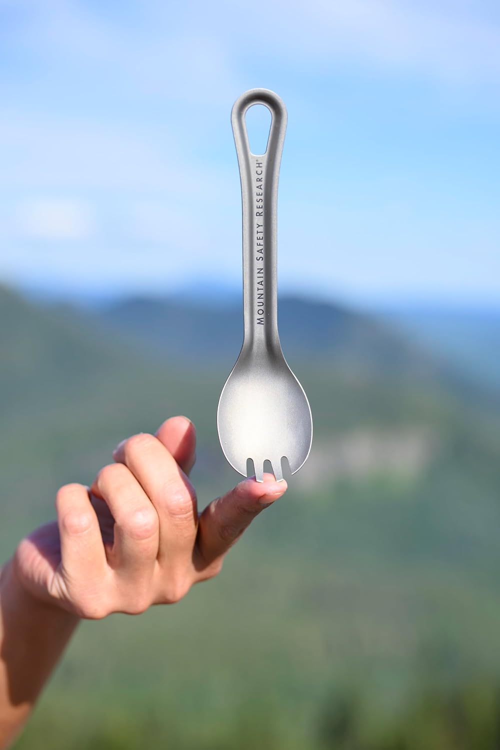 Tenedor titanio ultraligero