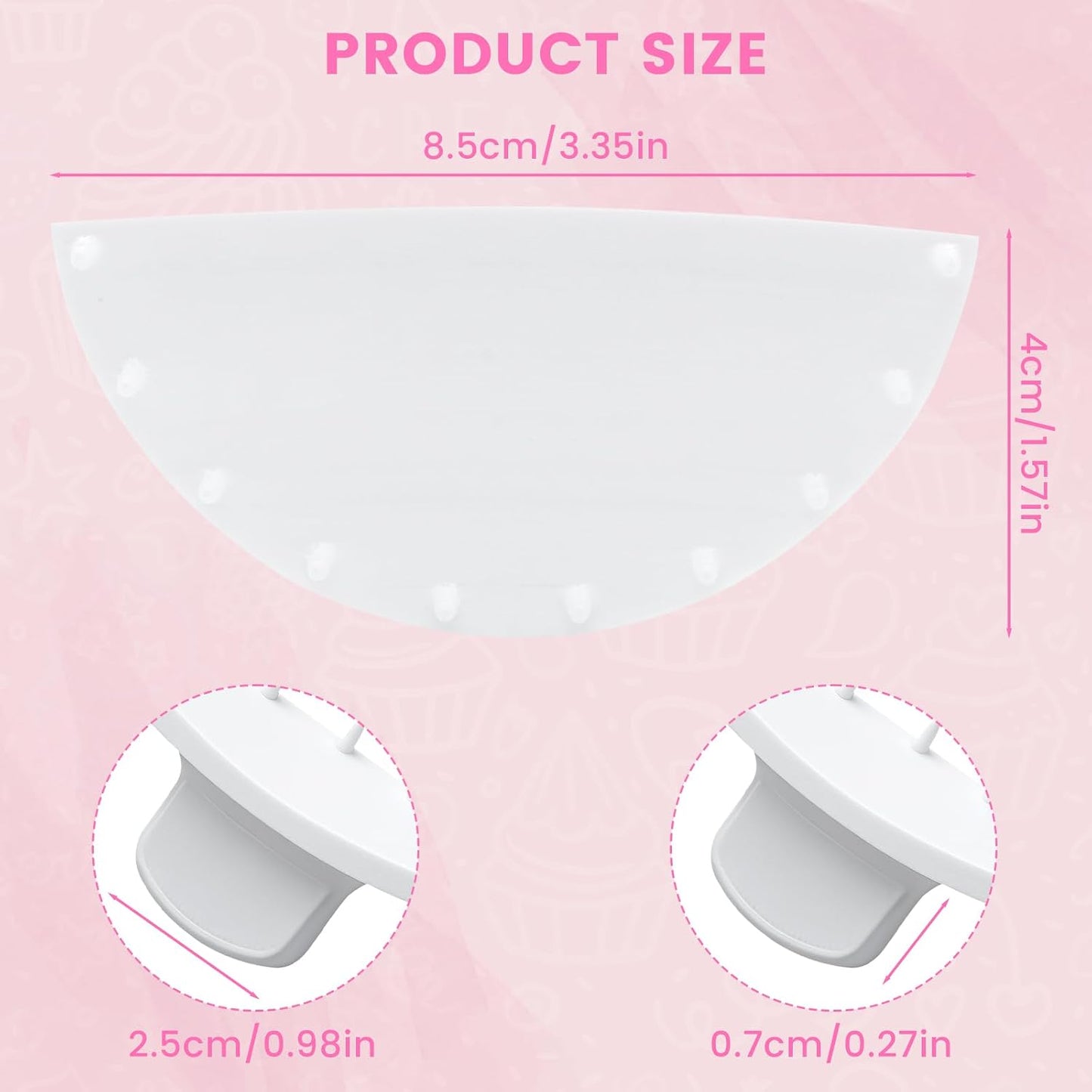 2 herramientas guía arco pastel rosa para principiantes