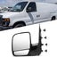 Espejo conductor Ford E150-E550 pliegue manual luz charco