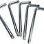 Set 5 T30 Torx Anti Tamper Bit de acero