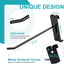 Ganchos rejilla 6pulg 50uds para pared negro