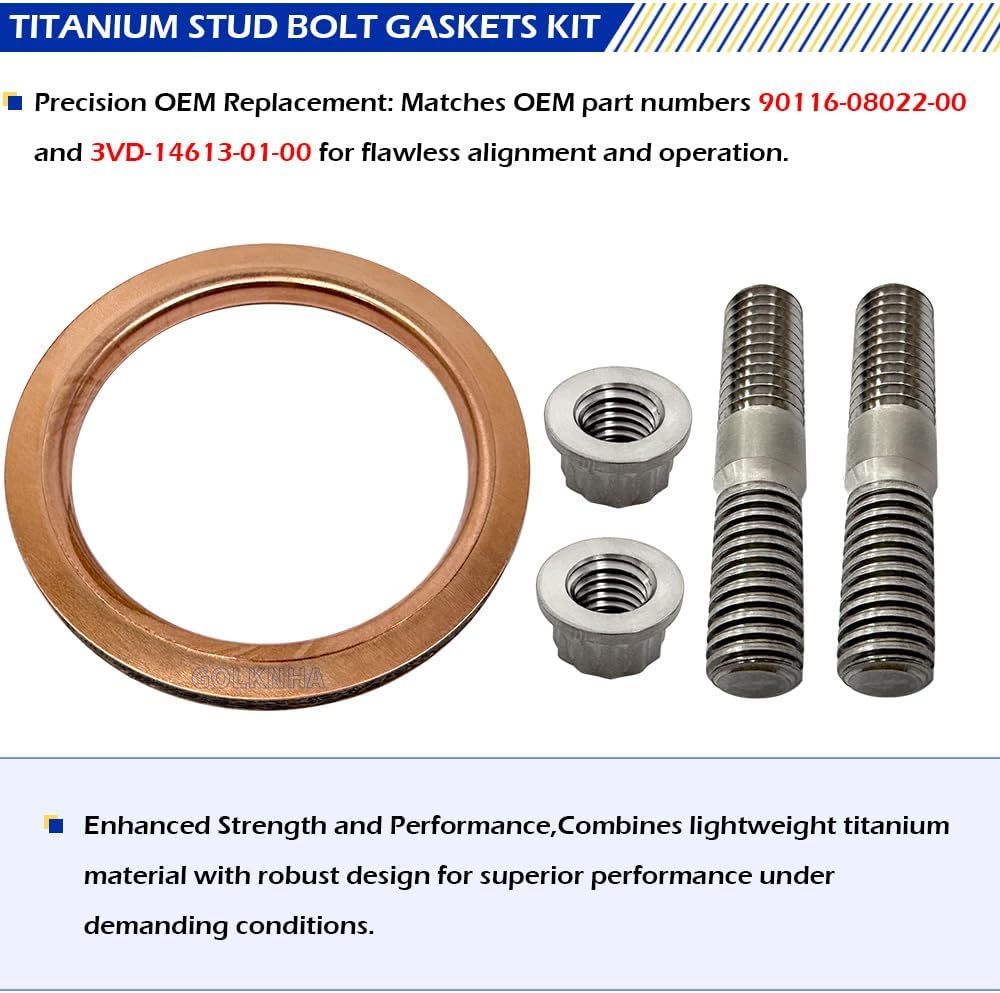 Kit juntas pernos titanio comp Yamaha YFZ450 WR450F YZ450F