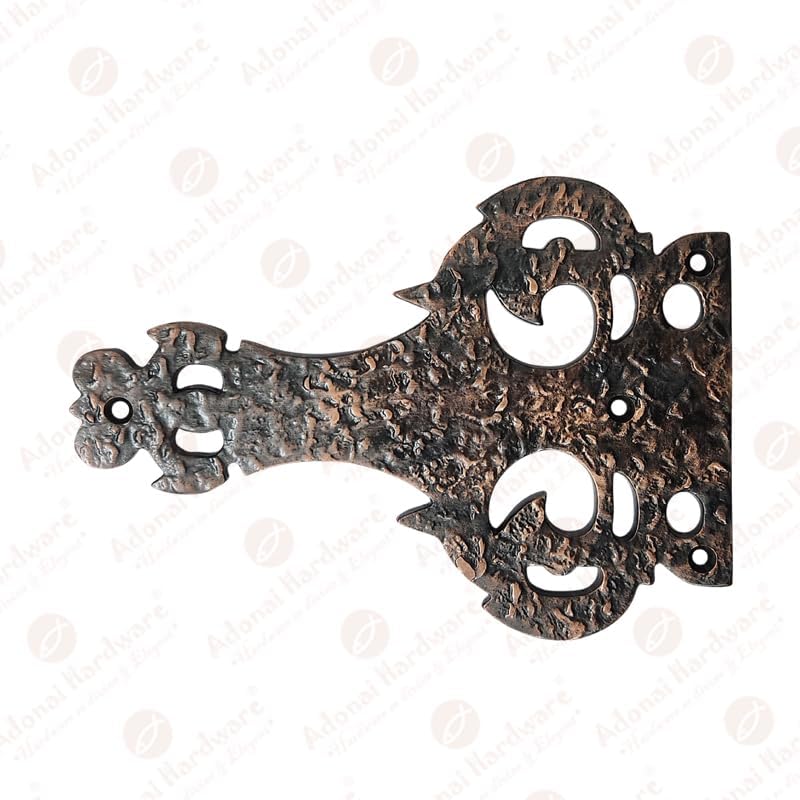 Bisagra falsa hierro antiguo 7pulg Bronce aceitado