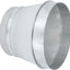 Reductor conducto 10 a 8" acero galvanizado HVAC