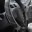 Funda cuero volante 15.5-16pulg antiderrap negro gris