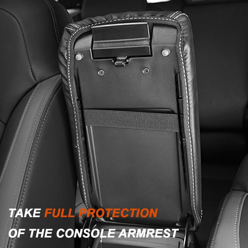 Funda consola central Subaru 2025-26 cuero negro antiarañazos