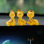 3 Pzas figuras resina jirafa decoración espejo coche