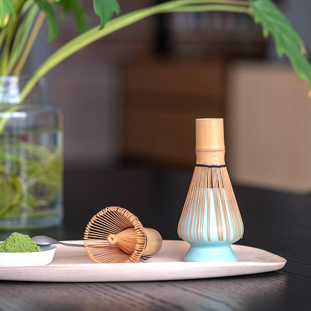Soporte batidor té Matcha Chasen cerámica juego té