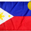 Bandera Filipinas 3x5ft bordada estrellas rayas