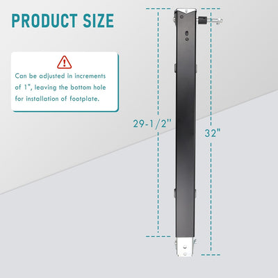 Pata aterrizaje RV comp Lippert 29-1/2"