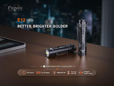 Linterna LED AA compacta con batería Edisonbright