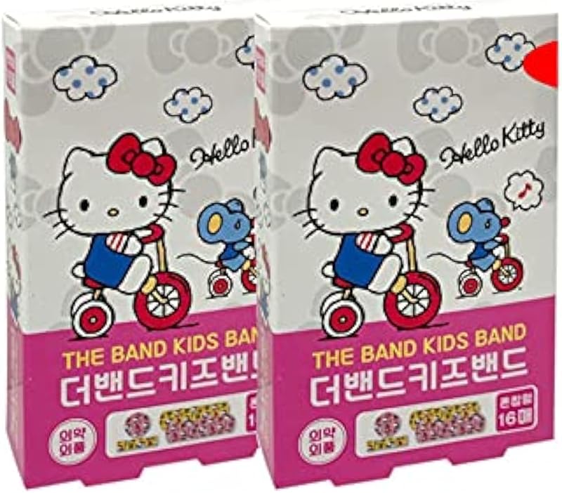 Vendajes cinta primeros auxilios Sanrio Hello Band 32 pzas