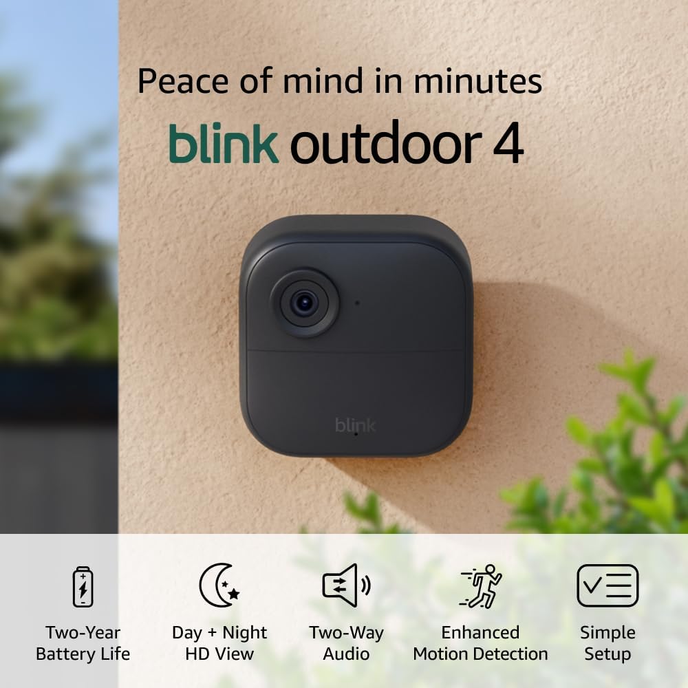 Cámara seguridad exterior Mini comp Alexa 5 en 1 Blanco