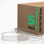 Plato Petri Vidrio Borosilicato 90mm 5 Pzas con Tapa