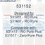Set 4 Filtros Push Botton Membrana RO para Watts Premier