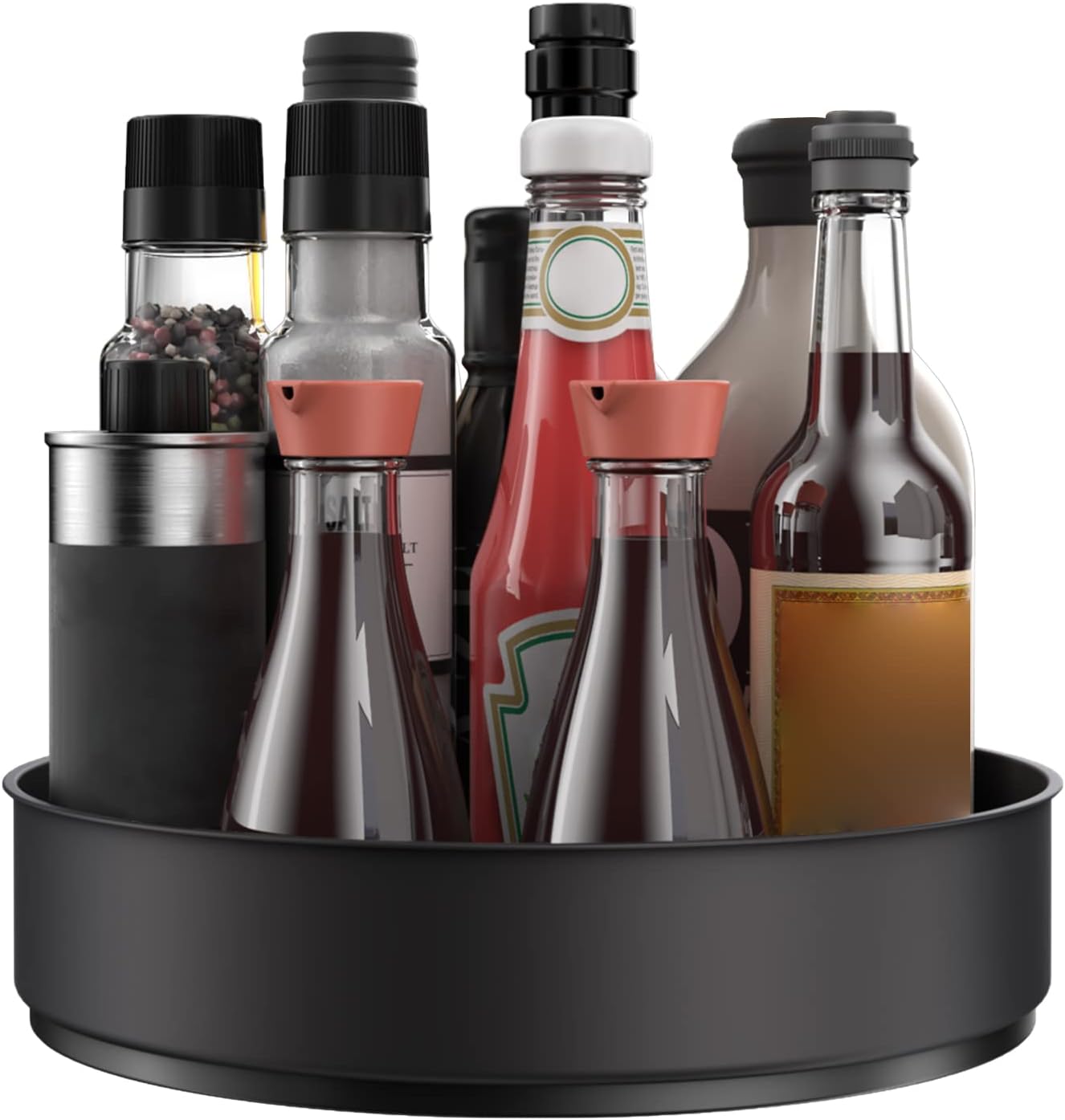 Estante giratorio acero inox para especias cocina