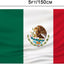 Bandera Mexicana 3x5ft Lona Poliéster Doble Costura Ojales Latón