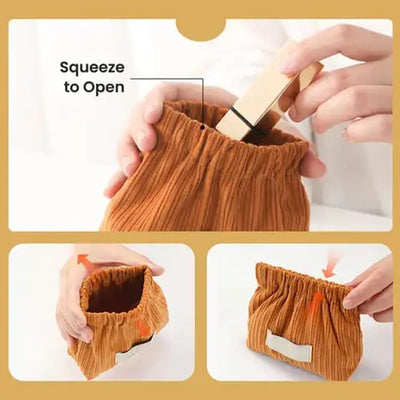 Bolsa elástica pana organizador maquillaje y billetera