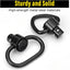 Accesorios giratorios desmontaje rápido botones negro