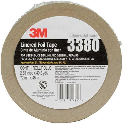 Cinta aluminio plateada múltiples tamaños 1