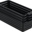 Cesta plástico pack 4 para cajones escritorio