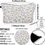 Bolsa maquillaje 3D portátil con cremallera impermeable rosa