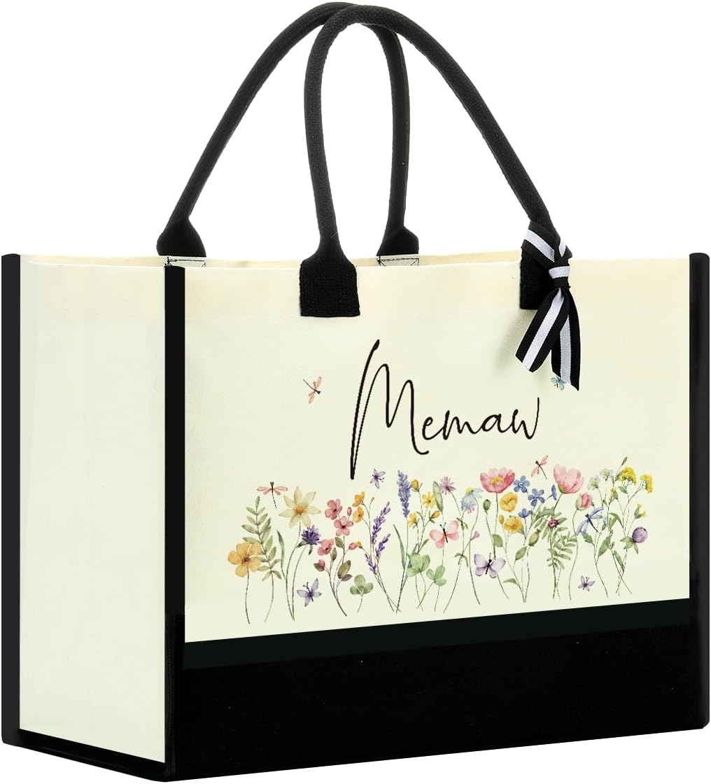 Bolsos de lona para mujer regalo navidad abuela
