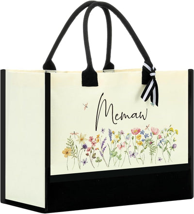Bolsos de lona para mujer regalo navidad abuela