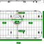Protector fregadero acero inox 23x13" drenaje trasero