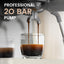Máquina Espresso 20 Bar con Molinillo Espumador Leche
