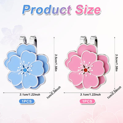 Set imán sombrero golf forma flor bolsa pelota hombre mujer