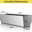 Bandeja lodo yeso acero inox 12 hermética conos