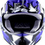 Casco motocross niño color negro