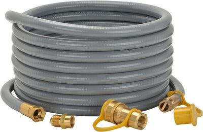 Manguera gas natural 24ft 1/2pulg con adaptador conico
