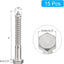 Tornillos hexagonales acero inox 304 1/2x4