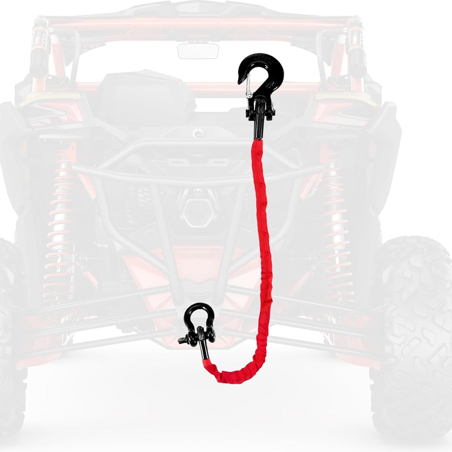 Correa recuperación ATV UTV 18000lb grillete anillo D
