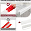 Protector esquina pared PVC suave 10ft despegar y pegar