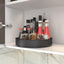 Estante giratorio acero inox para especias cocina