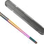 Palillos acero inox reutilizables antideslizantes con estuche