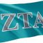 Bandera Zeta Tau Alpha 3x5ft Hermandad Griega