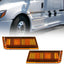 Luces señal giro LED ámbar para Freightliner Cascadia