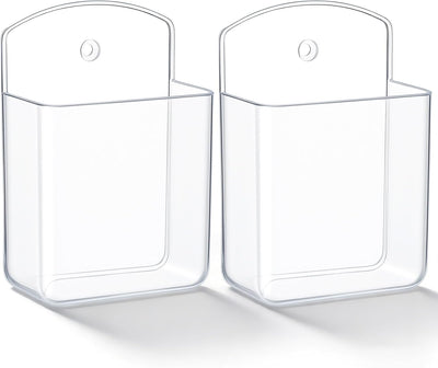 Pack 2 Soportes Pared Control Remoto TV Transparente No Perfora