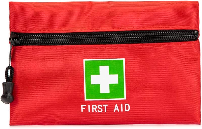 Bolsa emergencia roja primeros auxilios viaje coche oficina 8.3x5.5