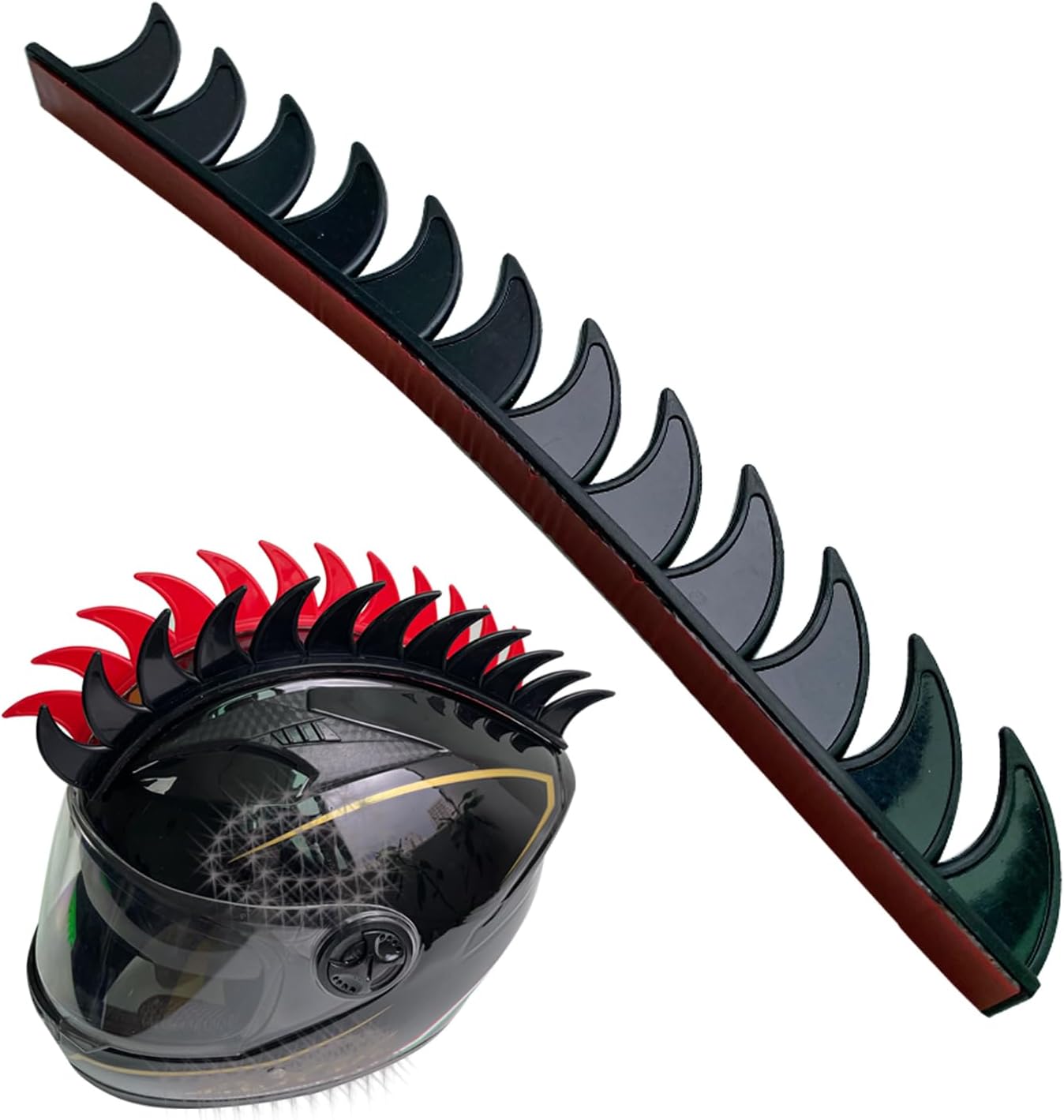 Casco para pelucas decoración motocicleta bicicleta