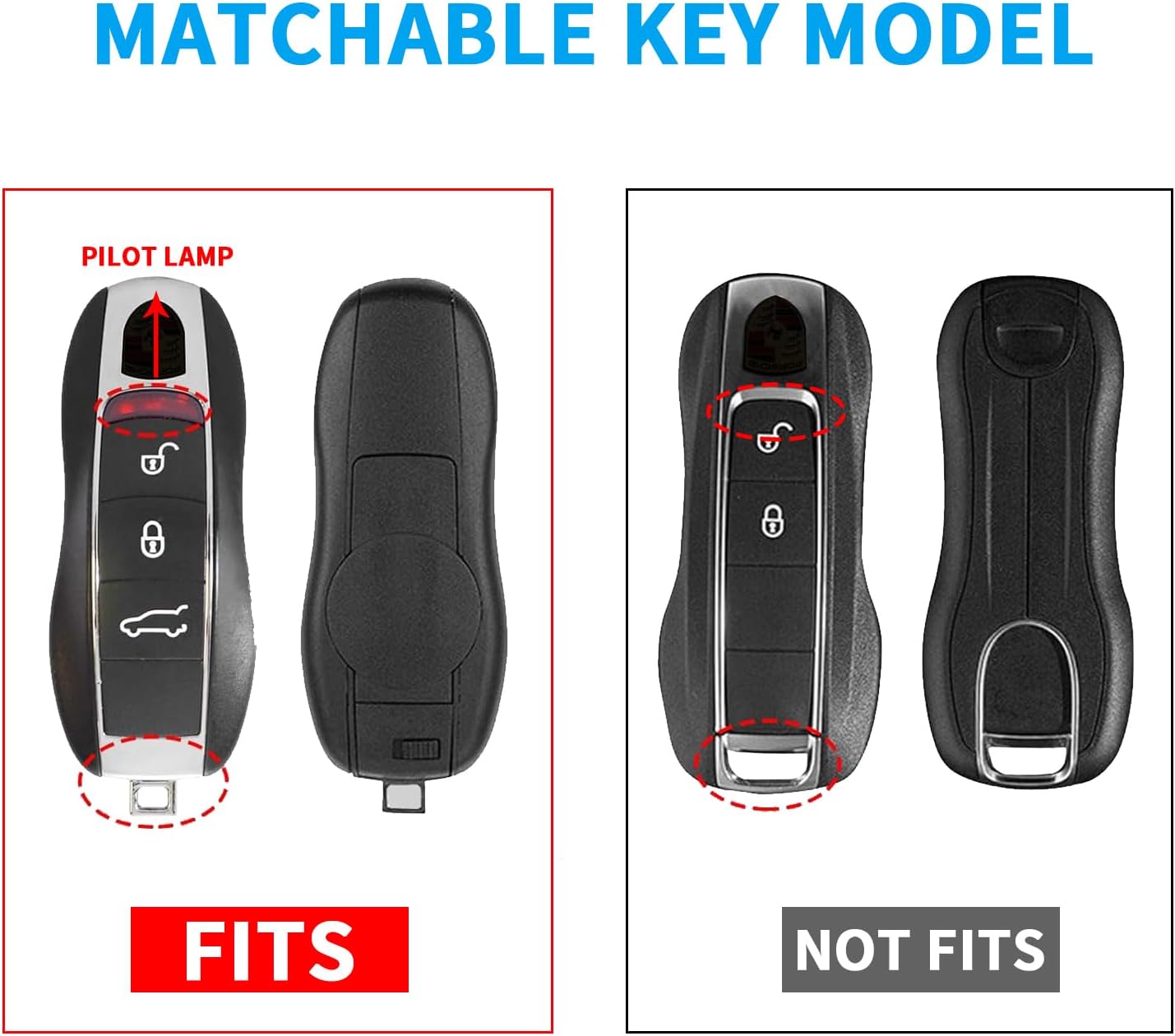 Funda llavero Porsche 3 Pzas comp Cayenne Panamera Macan 911