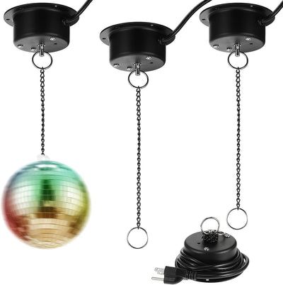 3 Pzas Motor Bola Discoteca 3rpm para 12-16pulg