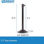 Puntal acero resistente cinturón azul retráctil 7.5ft 6 Pzas