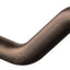 Brazo ducha curvado bronce aceitado con brida pared