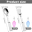 Set 2 tenedores y cucharas acero inox plegables